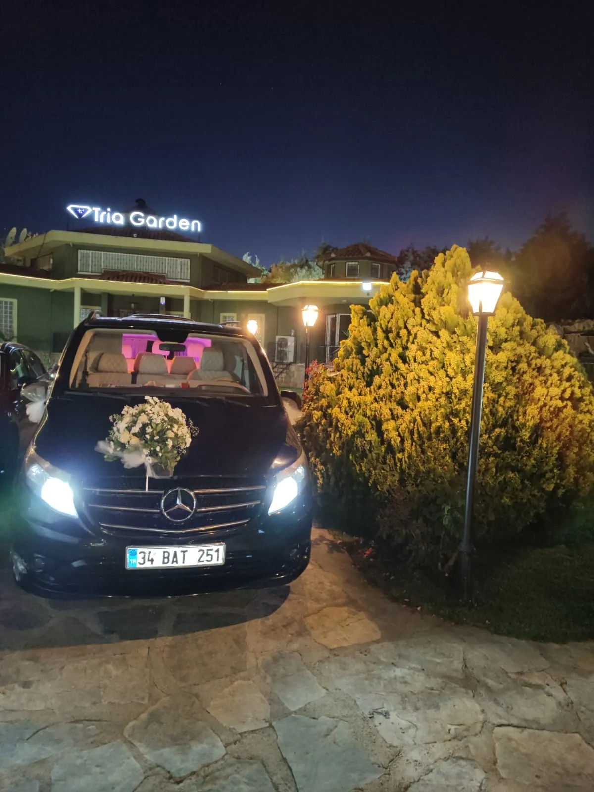 Gelin arabası Mercedes-Vito detay
