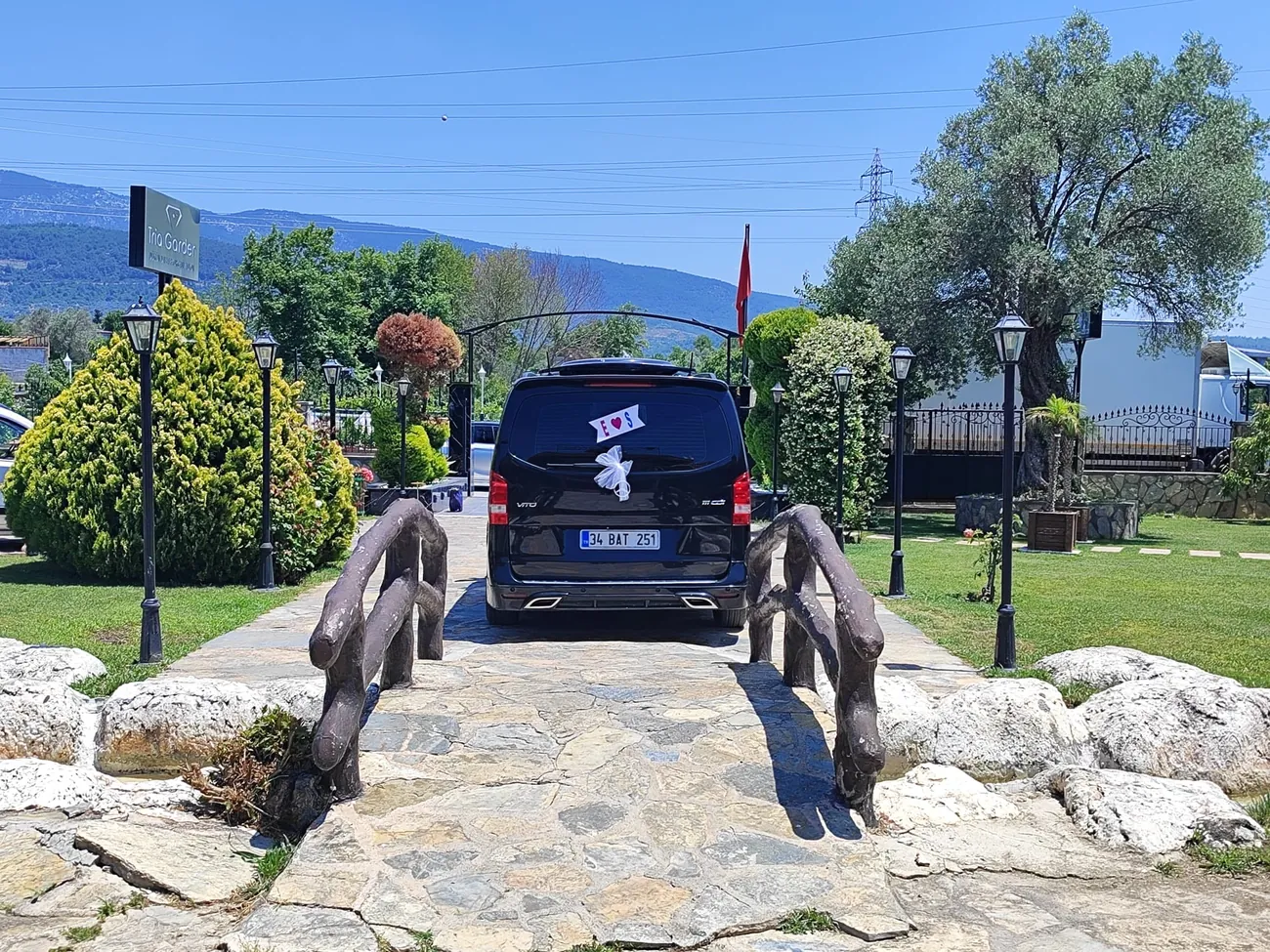 Düğün konvoyu için Mercedes-Vito