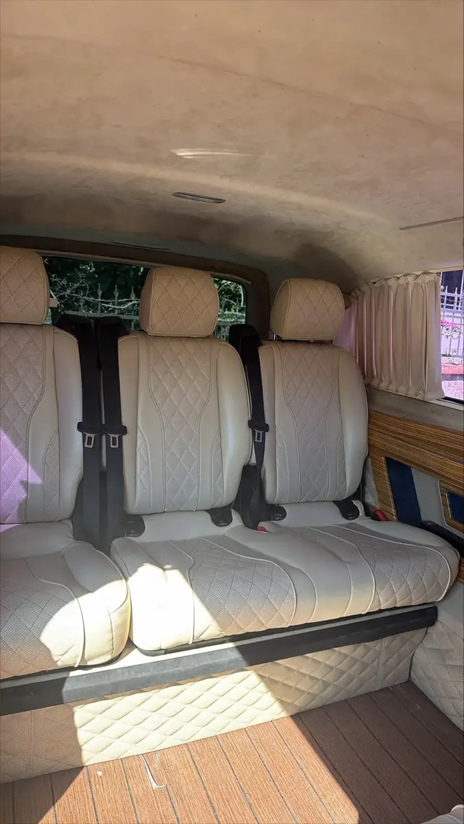 Mercedes-Vito ferah iç kabin krem deri